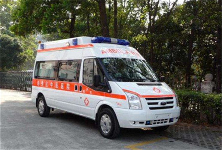 合水救护车出租服务案例8